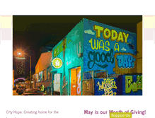 Tablet Screenshot of cityhopesf.org